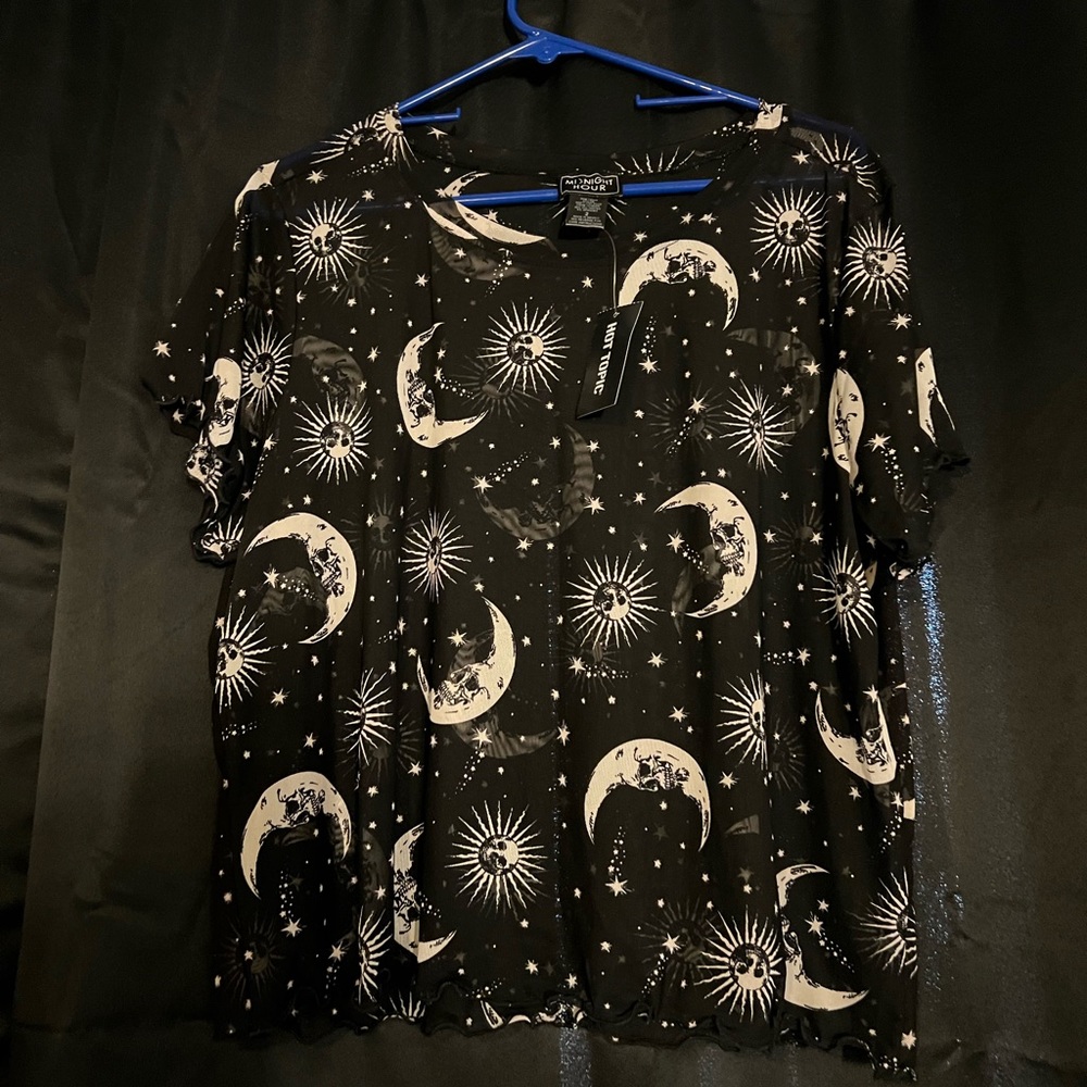 Hot topic sheer top